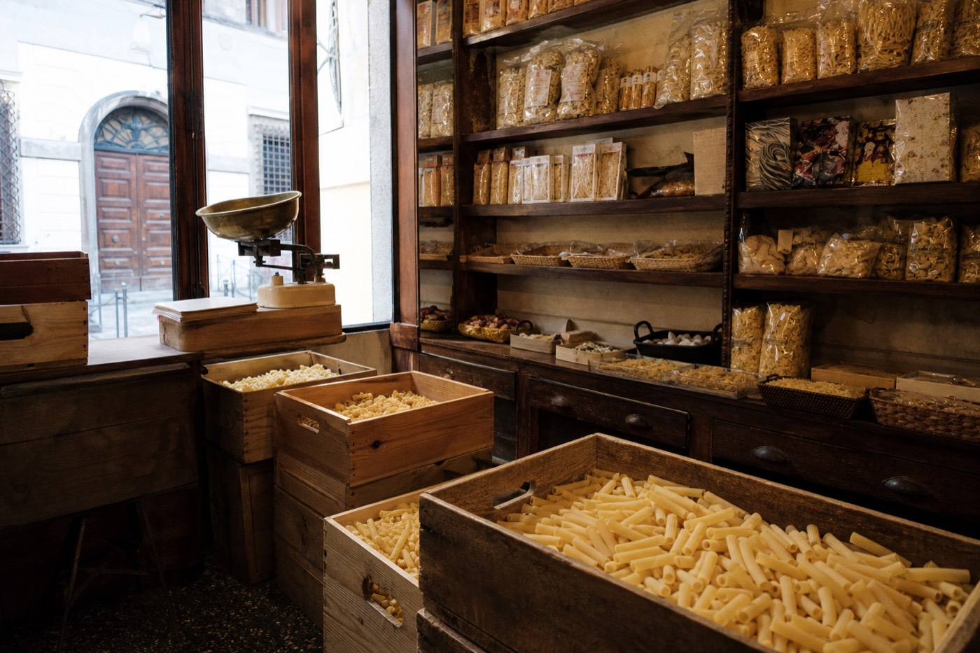 Bottega Barilla 1877 shopfront, one of the bookable alternatives to a Barilla factory tour near Parma