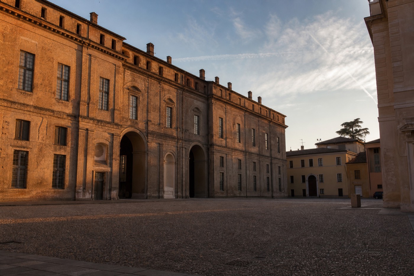 Parma Cathedral and the Baptistery across Piazza Duomo, a highlight of Parma food tours