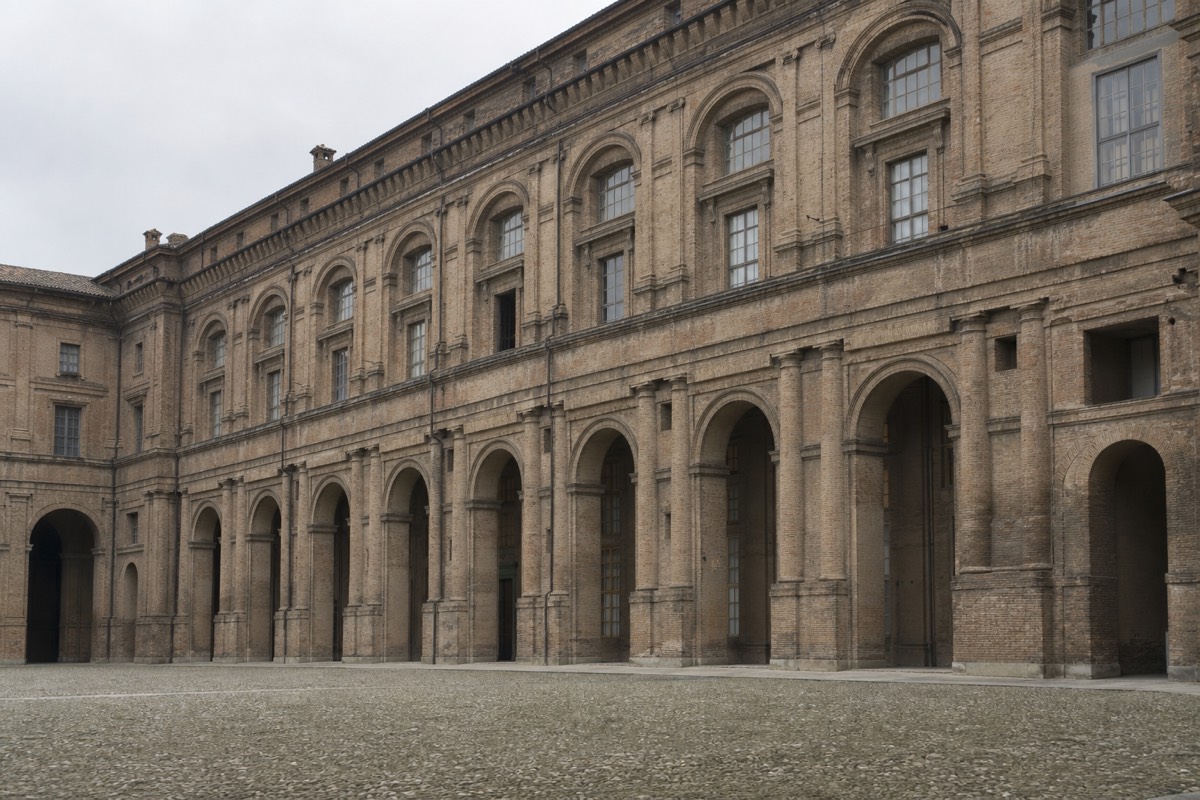 Palazzo della Pilotta in central Parma, a landmark of Parma sightseeing